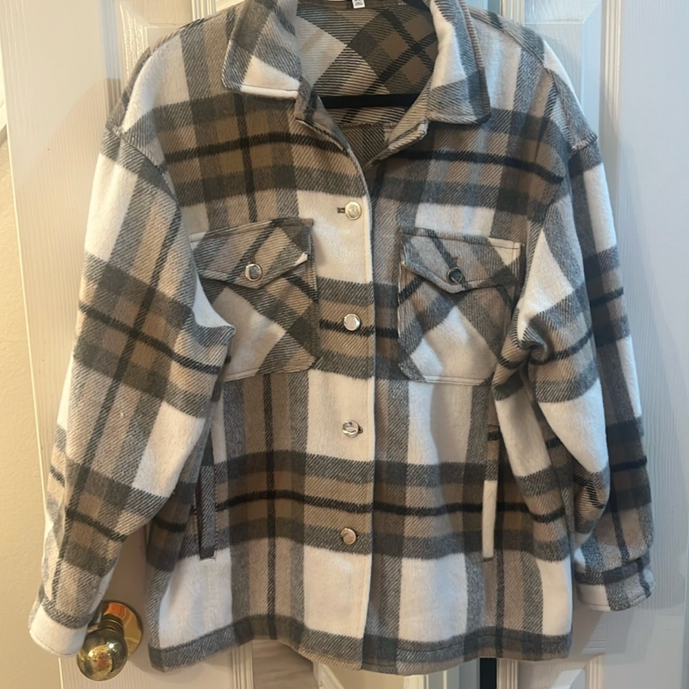 Workshop Republic Clothing Button Front jacket